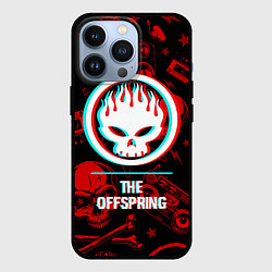 Чехол для iPhone 13 Pro The Offspring rock glitch, цвет: 3D-черный