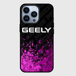 Чехол для iPhone 13 Pro Geely pro racing: символ сверху, цвет: 3D-черный