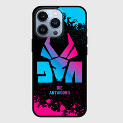 Чехол для iPhone 13 Pro Die Antwoord - neon gradient, цвет: 3D-черный