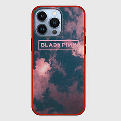 Чехол для iPhone 13 Pro Blackpink - pink clouds, цвет: 3D-красный