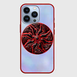 Чехол для iPhone 13 Pro Щитовидная мандала, цвет: 3D-красный