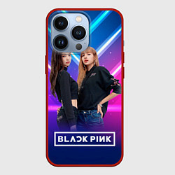 Чехол для iPhone 13 Pro Blackpink neon, цвет: 3D-красный
