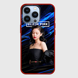 Чехол для iPhone 13 Pro BlackPink Jennie, цвет: 3D-красный