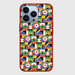 Чехол для iPhone 13 Pro African mode, цвет: 3D-красный