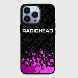 Чехол для iPhone 13 Pro Radiohead rock legends: символ сверху, цвет: 3D-черный