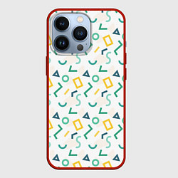 Чехол для iPhone 13 Pro Figurines, цвет: 3D-красный