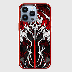 Чехол для iPhone 13 Pro Агрессивные кости, цвет: 3D-красный