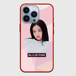 Чехол для iPhone 13 Pro Jennie Kim Blackpink, цвет: 3D-красный