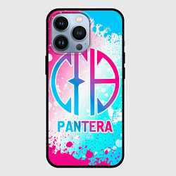 Чехол для iPhone 13 Pro Pantera neon gradient style, цвет: 3D-черный