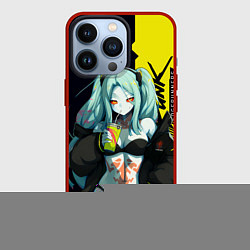 Чехол для iPhone 13 Pro Rebecca - Cyberpunk Edgerunners, цвет: 3D-красный
