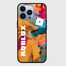 Чехол для iPhone 13 Pro Roblox Logo Color, цвет: 3D-черный