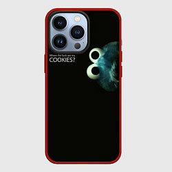 Чехол для iPhone 13 Pro Cookie Monster - Где печеньки, цвет: 3D-красный