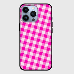 Чехол для iPhone 13 Pro Розовая клетка Барби, цвет: 3D-черный