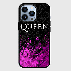 Чехол iPhone 13 Pro Queen rock legends: символ сверху