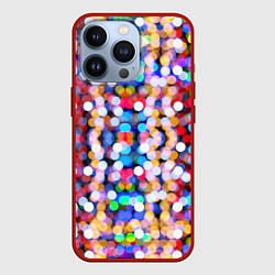 Чехол для iPhone 13 Pro Pixel, цвет: 3D-красный