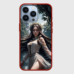 Чехол iPhone 13 Pro Русская красивая девушка на природе