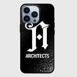 Чехол для iPhone 13 Pro Architects glitch на темном фоне, цвет: 3D-черный