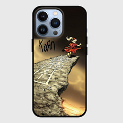 Чехол для iPhone 13 Pro Korn обложка альбома Follow the Leader, цвет: 3D-черный