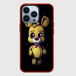 Чехол для iPhone 13 Pro Spring Bonnie Five Nights at Freddys, цвет: 3D-красный