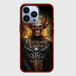 Чехол для iPhone 13 Pro Baldurs Gate 3 diablo, цвет: 3D-красный