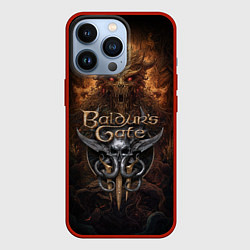 Чехол для iPhone 13 Pro Baldurs Gate 3 demon, цвет: 3D-красный