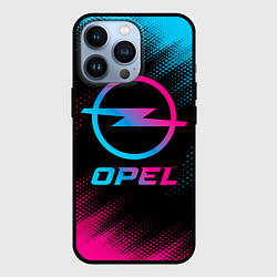 Чехол для iPhone 13 Pro Opel - neon gradient, цвет: 3D-черный