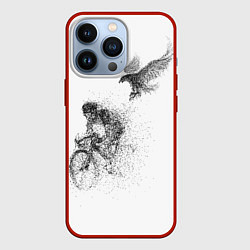 Чехол для iPhone 13 Pro Скорость,моя стихия, цвет: 3D-красный