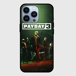 Чехол для iPhone 13 Pro Грабители Payday 3, цвет: 3D-черный