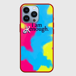 Чехол для iPhone 13 Pro I Am Kenough Tie-Dye, цвет: 3D-красный
