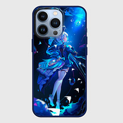 Чехол для iPhone 13 Pro Фурина Геншин Импакт, цвет: 3D-тёмно-синий