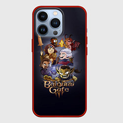 Чехол для iPhone 13 Pro Спутники Baldurs Gate 3, цвет: 3D-красный