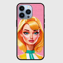 Чехол для iPhone 13 Pro Нейросеть - Барби аниме, цвет: 3D-черный