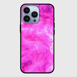 Чехол для iPhone 13 Pro Розовый нежный фон, цвет: 3D-черный