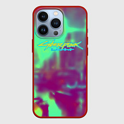 Чехол для iPhone 13 Pro Киберпанк новый уровень, цвет: 3D-красный