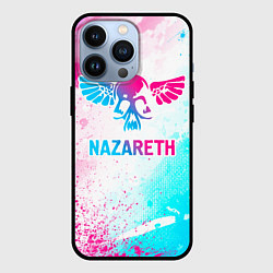 Чехол для iPhone 13 Pro Nazareth neon gradient style, цвет: 3D-черный