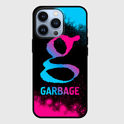 Чехол для iPhone 13 Pro Garbage - neon gradient, цвет: 3D-черный