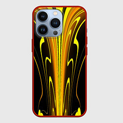 Чехол для iPhone 13 Pro Предупреждающая осиная расцветка, цвет: 3D-красный