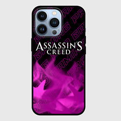 Чехол для iPhone 13 Pro Assassins Creed pro gaming: символ сверху, цвет: 3D-черный