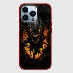 Чехол для iPhone 13 Pro Монстр внутри меня, цвет: 3D-красный