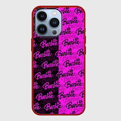 Чехол для iPhone 13 Pro Bardie - pattern - black, цвет: 3D-красный