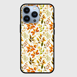 Чехол iPhone 13 Pro Осенние листья и желуди