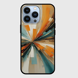 Чехол для iPhone 13 Pro Цветная абстракция - нейросеть, цвет: 3D-черный