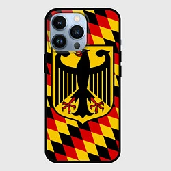 Чехол для iPhone 13 Pro Germany, цвет: 3D-черный