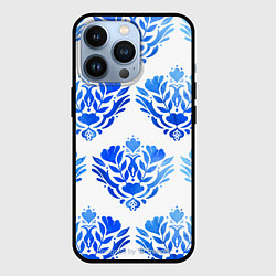 Чехол для iPhone 13 Pro Floral pattern - watercolor, цвет: 3D-черный