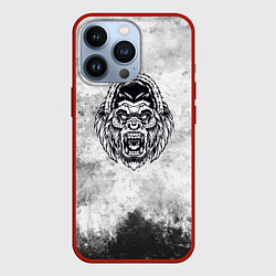 Чехол iPhone 13 Pro Texture - разозленная горилла