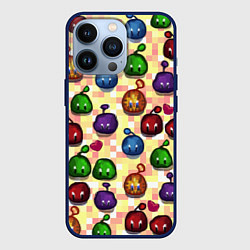 Чехол для iPhone 13 Pro Stardew Valley: slimes, цвет: 3D-тёмно-синий