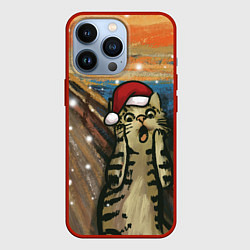 Чехол для iPhone 13 Pro Кот Крик - 2024, цвет: 3D-красный
