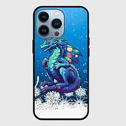 Чехол для iPhone 13 Pro Дракон магический 2024, цвет: 3D-черный