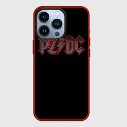 Чехол для iPhone 13 Pro PZDC - ACDC, цвет: 3D-красный