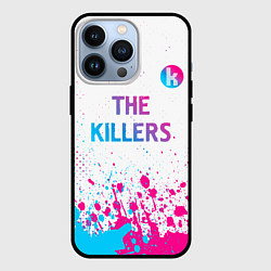 Чехол для iPhone 13 Pro The Killers neon gradient style посередине, цвет: 3D-черный